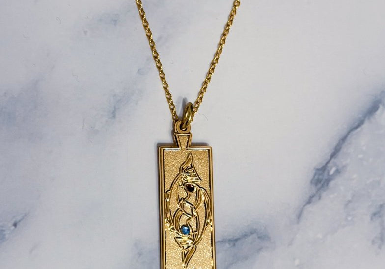 Pisces Zodiac Necklace - Bodacious Bijous LLC