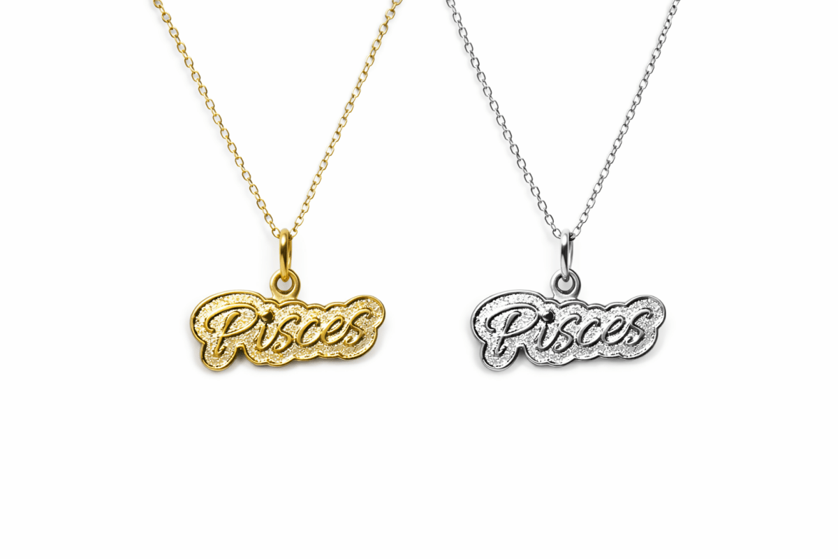 Pisces Zodiac Necklace – Bodacious Zodiac Signature Collection - Bodacious Bijous LLC