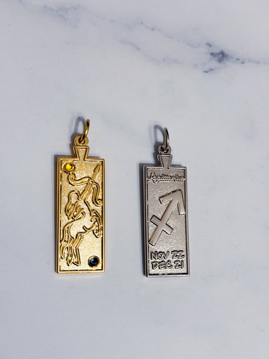 Sagittarius Zodiac Necklace - Bodacious Bijous LLC