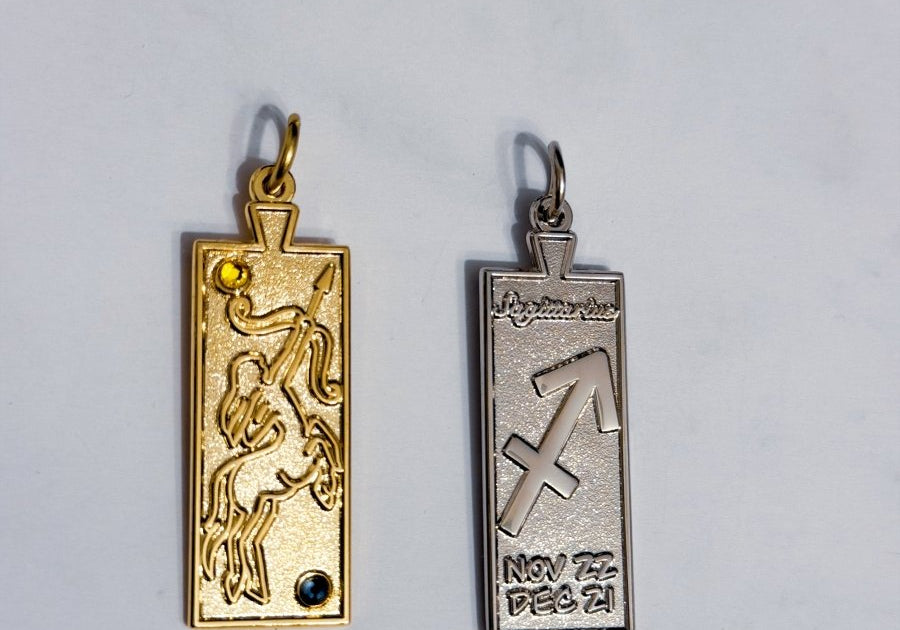 Sagittarius Zodiac Necklace - Bodacious Bijous LLC