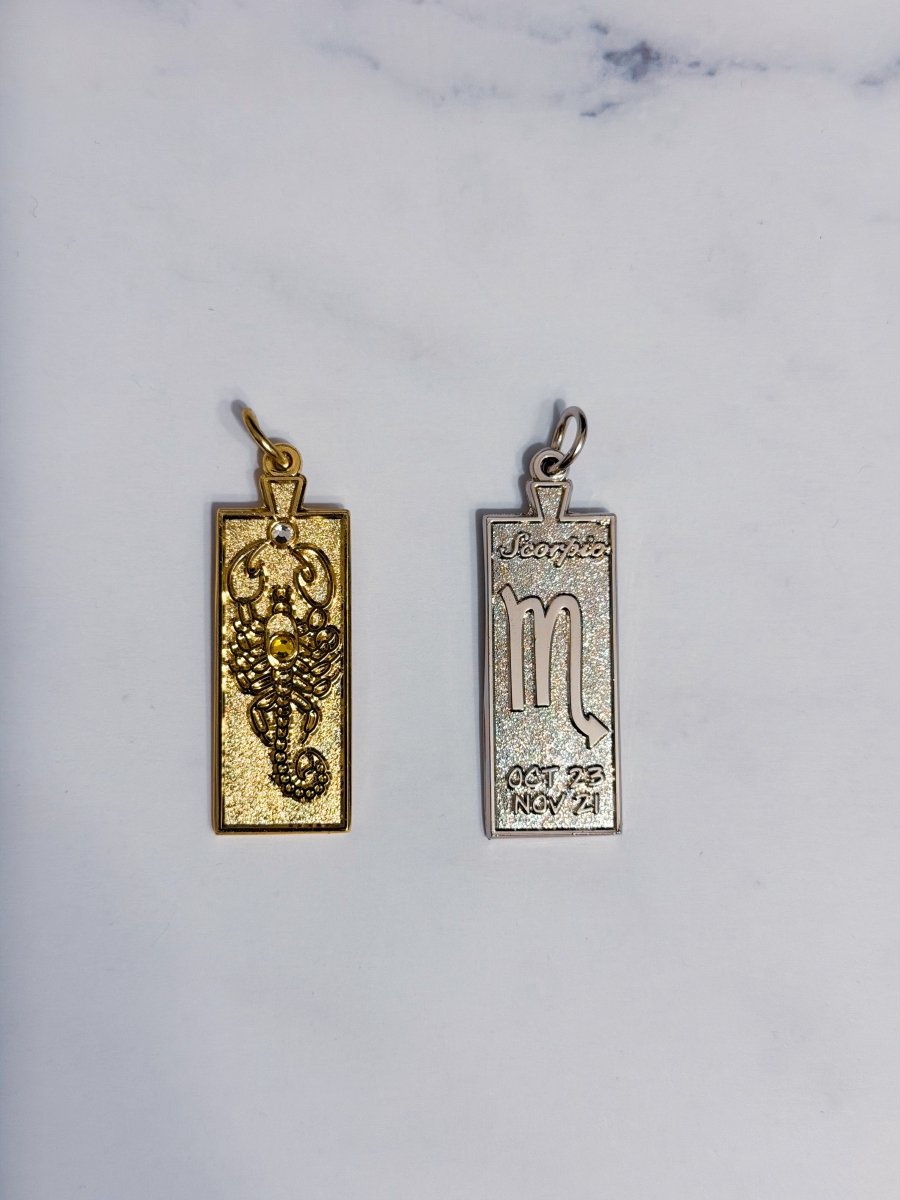 Scorpio Zodiac Necklace - Bodacious Bijous LLC