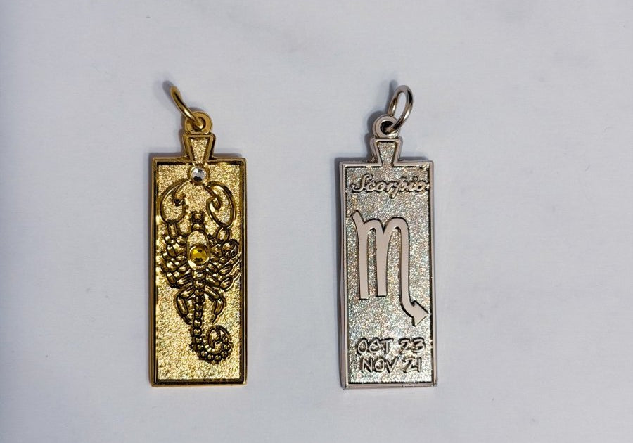 Scorpio Zodiac Necklace - Bodacious Bijous LLC