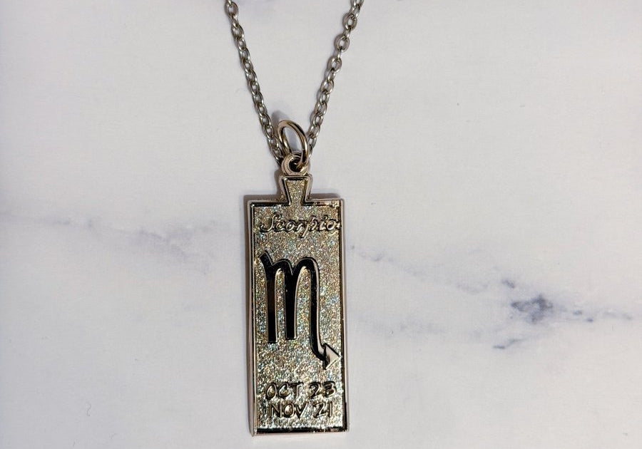 Scorpio Zodiac Necklace - Bodacious Bijous LLC