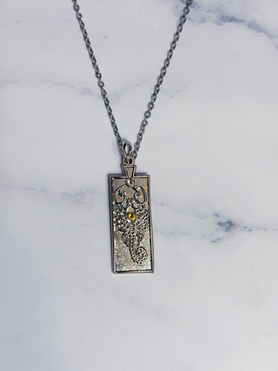 Scorpio Zodiac Necklace - Bodacious Bijous LLC