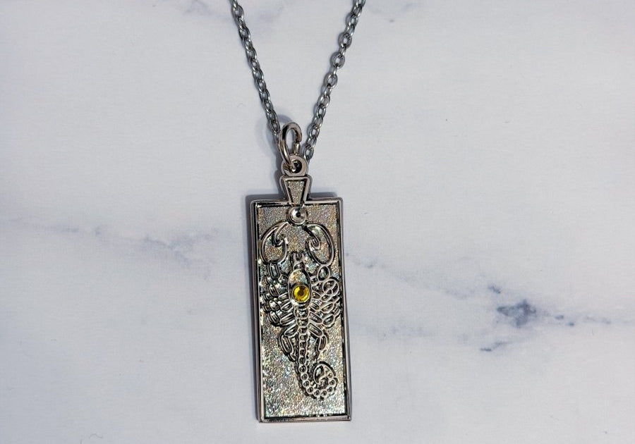 Scorpio Zodiac Necklace - Bodacious Bijous LLC