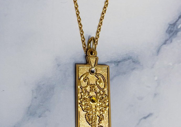Scorpio Zodiac Necklace - Bodacious Bijous LLC
