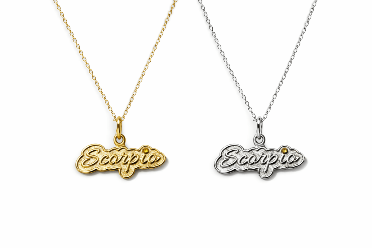 Scorpio Zodiac Necklace – Bodacious Zodiac Signature Collection - Bodacious Bijous LLC