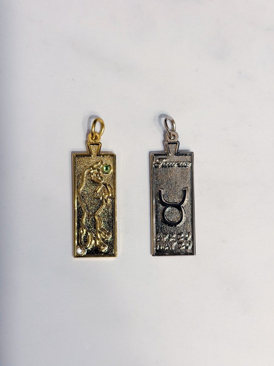 Taurus Zodiac Necklace - Bodacious Bijous LLC