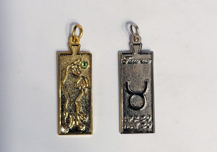 Taurus Zodiac Necklace - Bodacious Bijous LLC