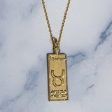 Taurus Zodiac Necklace - Bodacious Bijous LLC