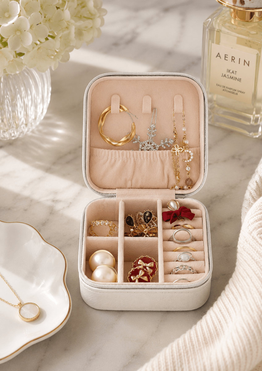 Travel Jewelry Storage Box - Bodacious Bijous LLC