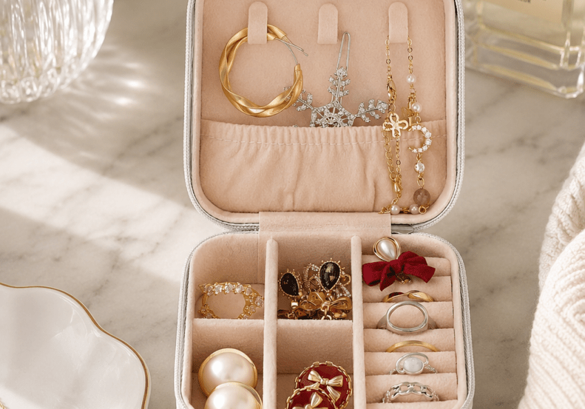 Travel Jewelry Storage Box - Bodacious Bijous LLC