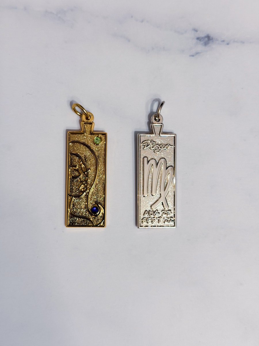 Virgo Zodiac Necklace - Bodacious Bijous LLC