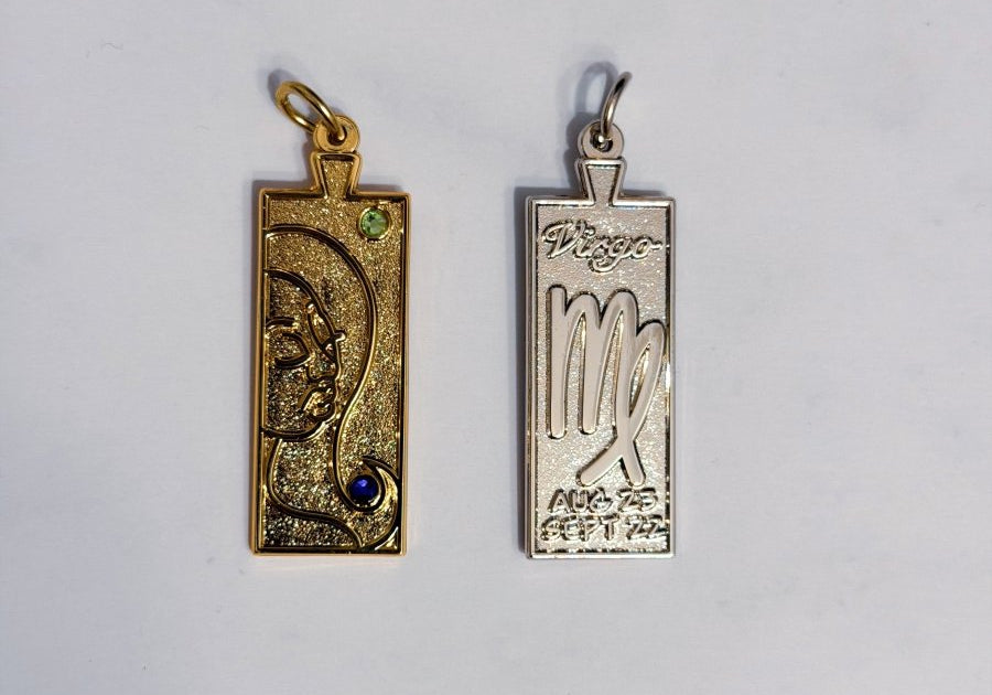 Virgo Zodiac Necklace - Bodacious Bijous LLC