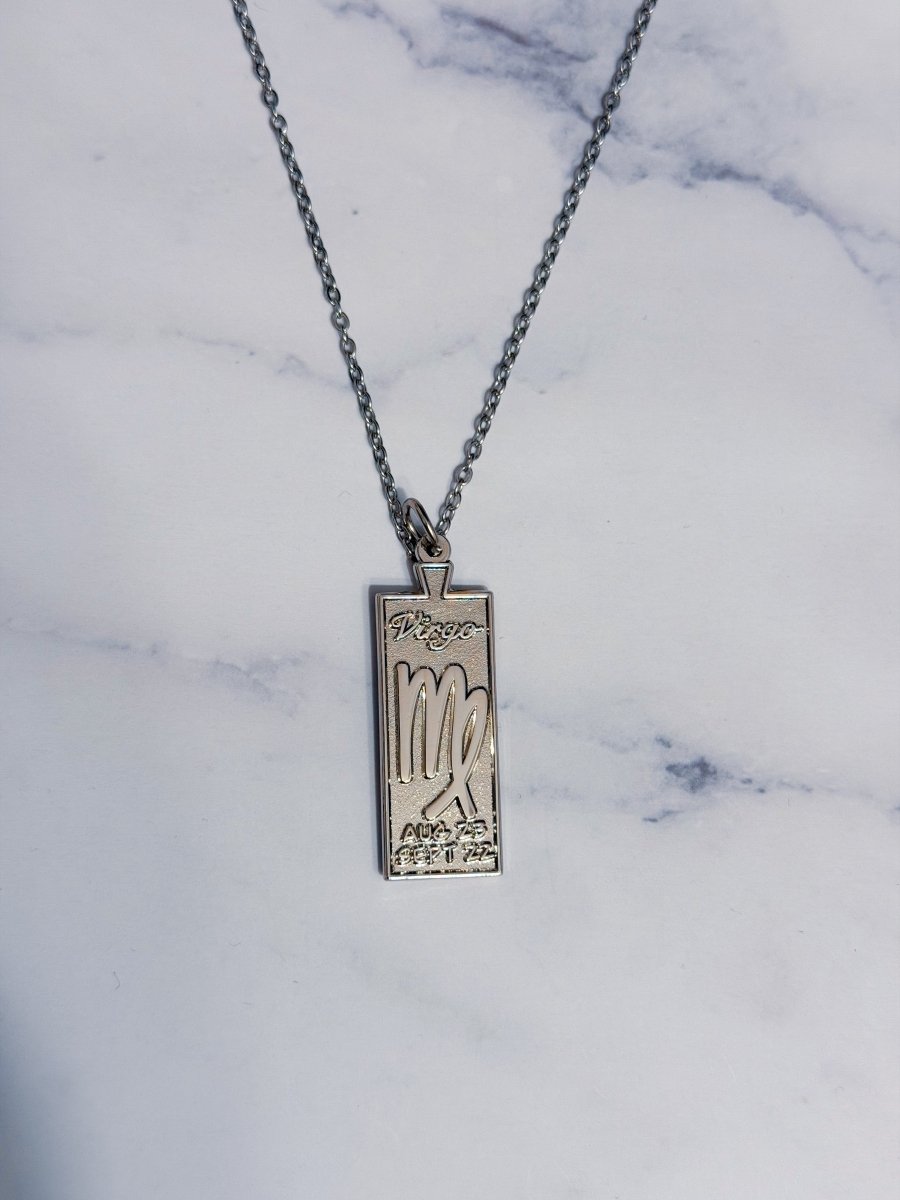 Virgo Zodiac Necklace - Bodacious Bijous LLC