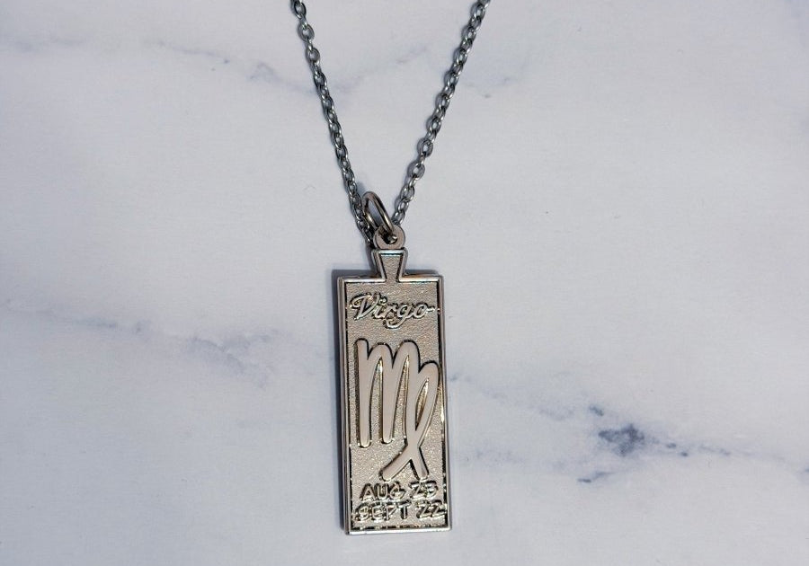 Virgo Zodiac Necklace - Bodacious Bijous LLC