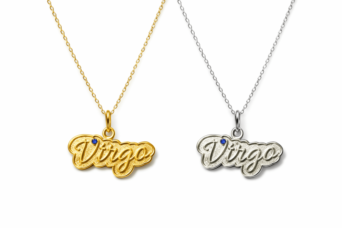 Virgo Zodiac Necklace – Bodacious Zodiac Signature Collection - Bodacious Bijous LLC