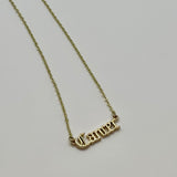 What's Your Sign Zodiac Name Necklace - Bodacious Bijous