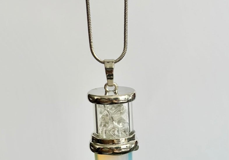 Bullet Style Stone Necklace - Bodacious Bijous