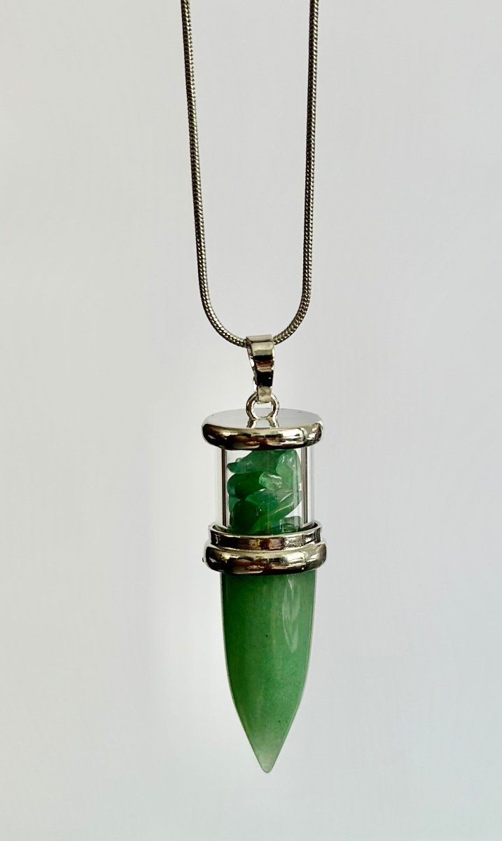 Bullet Style Stone Necklace - Bodacious Bijous