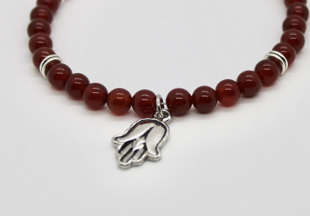 Carnelian Gemstone Bracelet - Bodacious Bijous