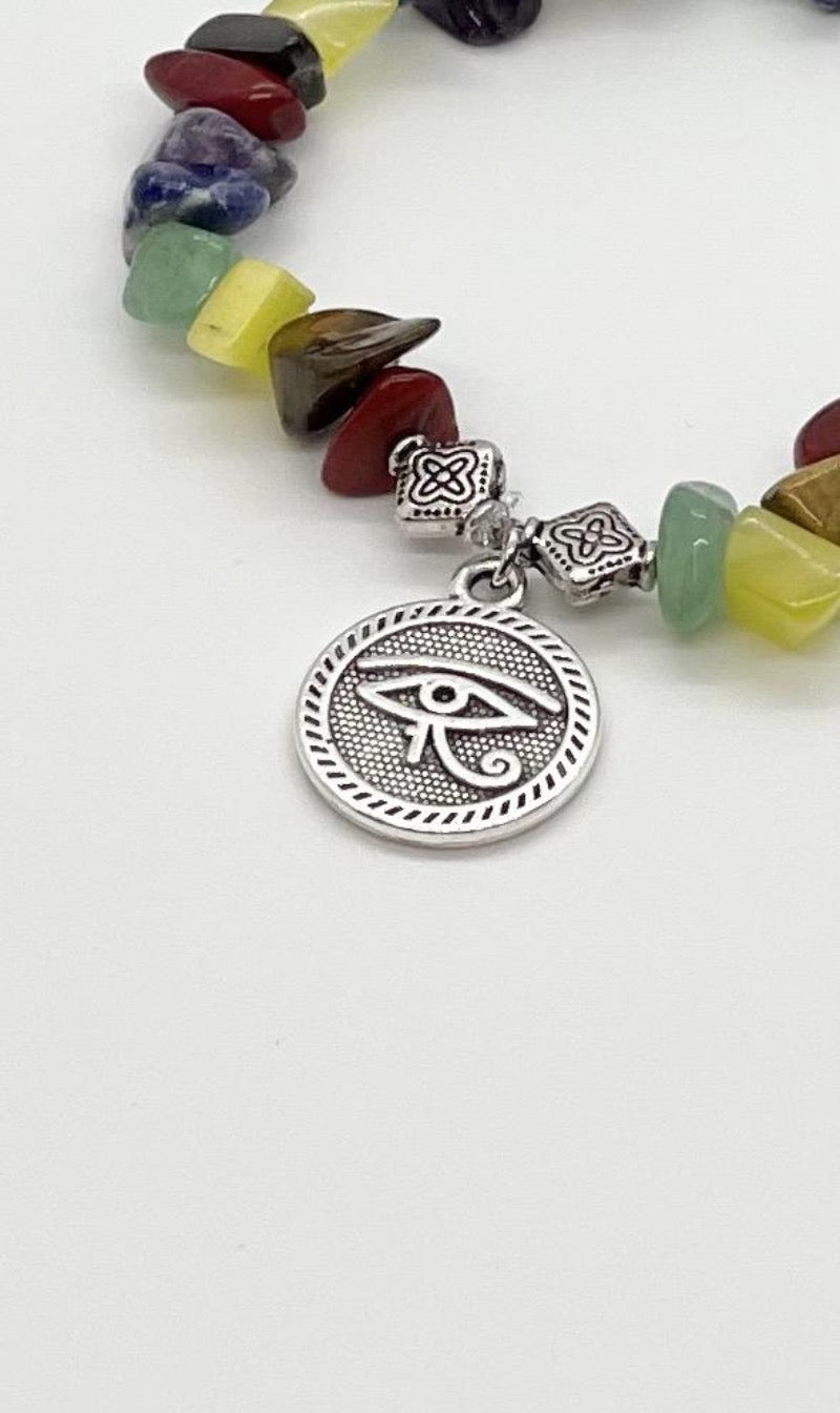 Chakra Style Bracelets with Third Eye Charm - Bodacious Bijous