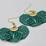 Fan Style Earrings - Bodacious Bijous