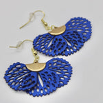 Fan Style Earrings - Bodacious BijousBlue