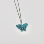 Hand Carved Butterfly Necklace - Bodacious Bijous