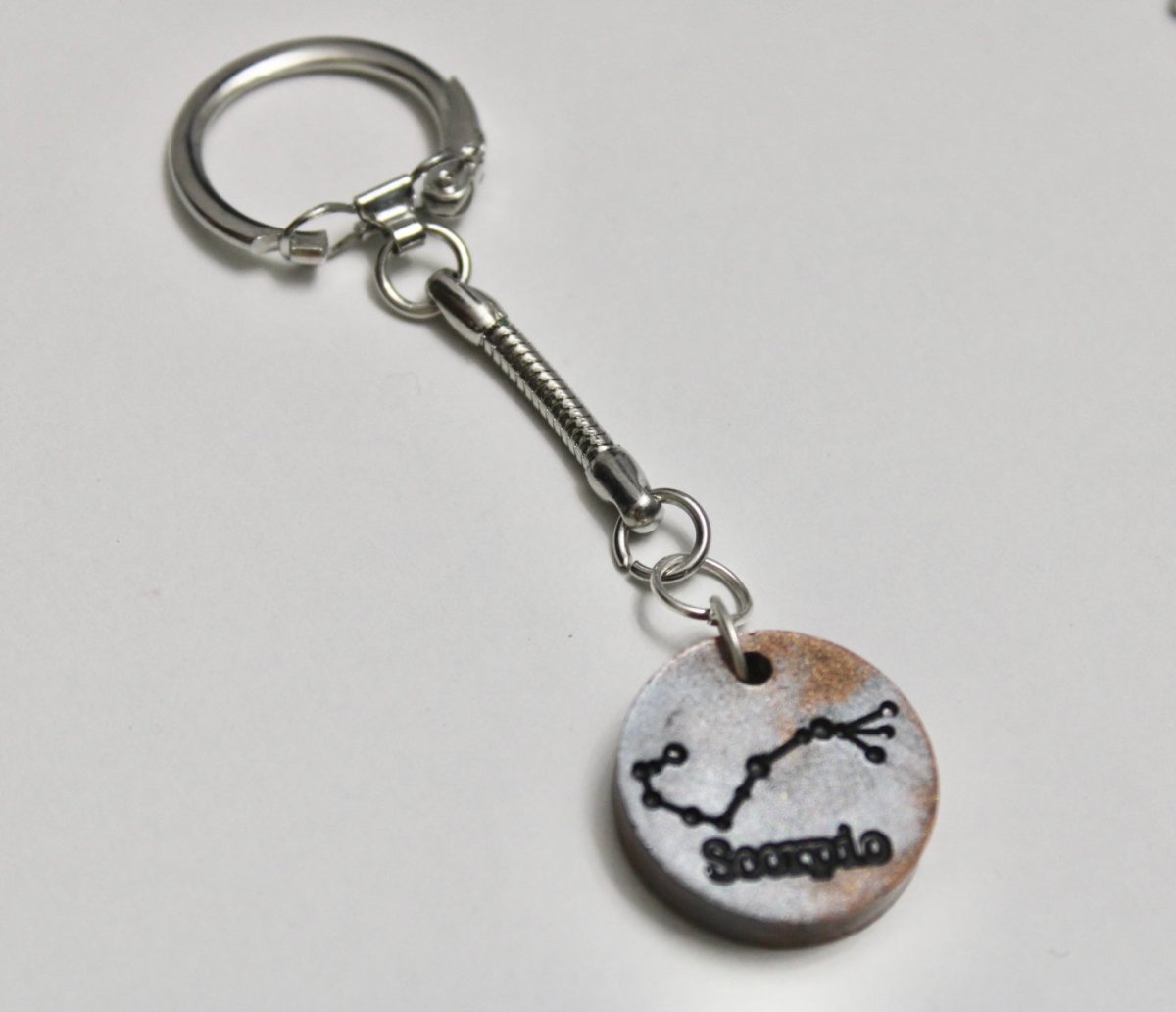 Handmade Horoscope Keychain - Bodacious Bijous