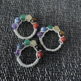 Chakra Style Wire Wrapped Ring