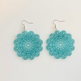 Lace Mandala Inspired Earrings