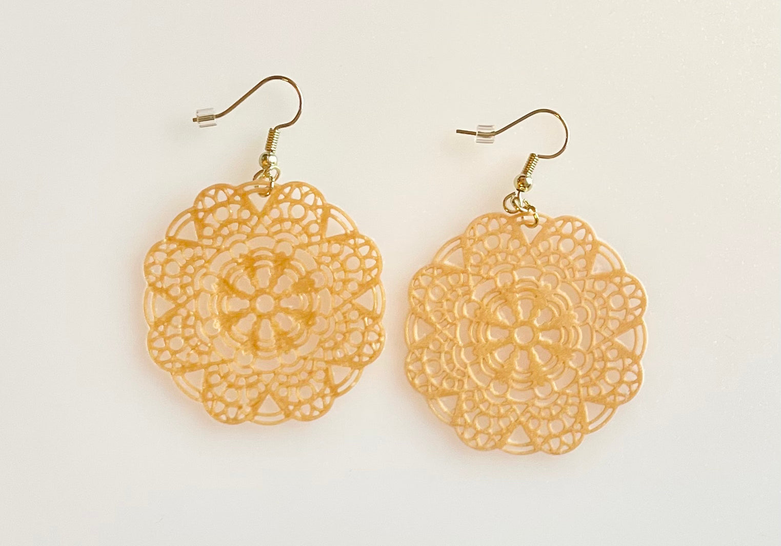 Lace Mandala Inspired Earrings