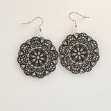 Lace Mandala Inspired Earrings