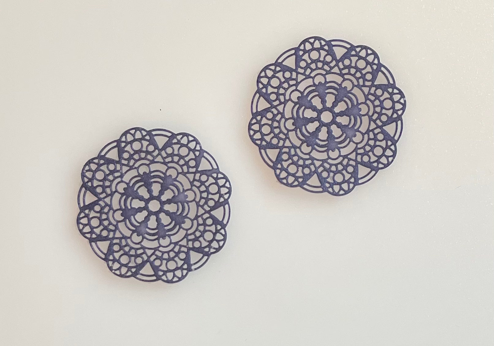 Lace Mandala Inspired Earrings