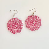 Lace Mandala Inspired Earrings