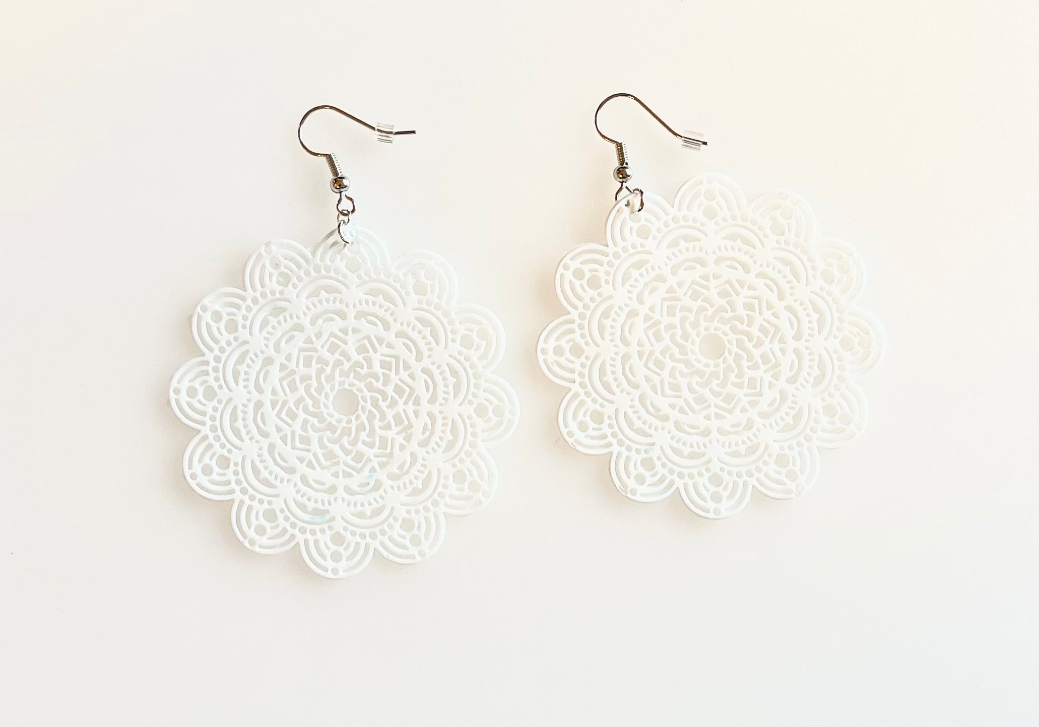 Lace Mandala Inspired Earrings