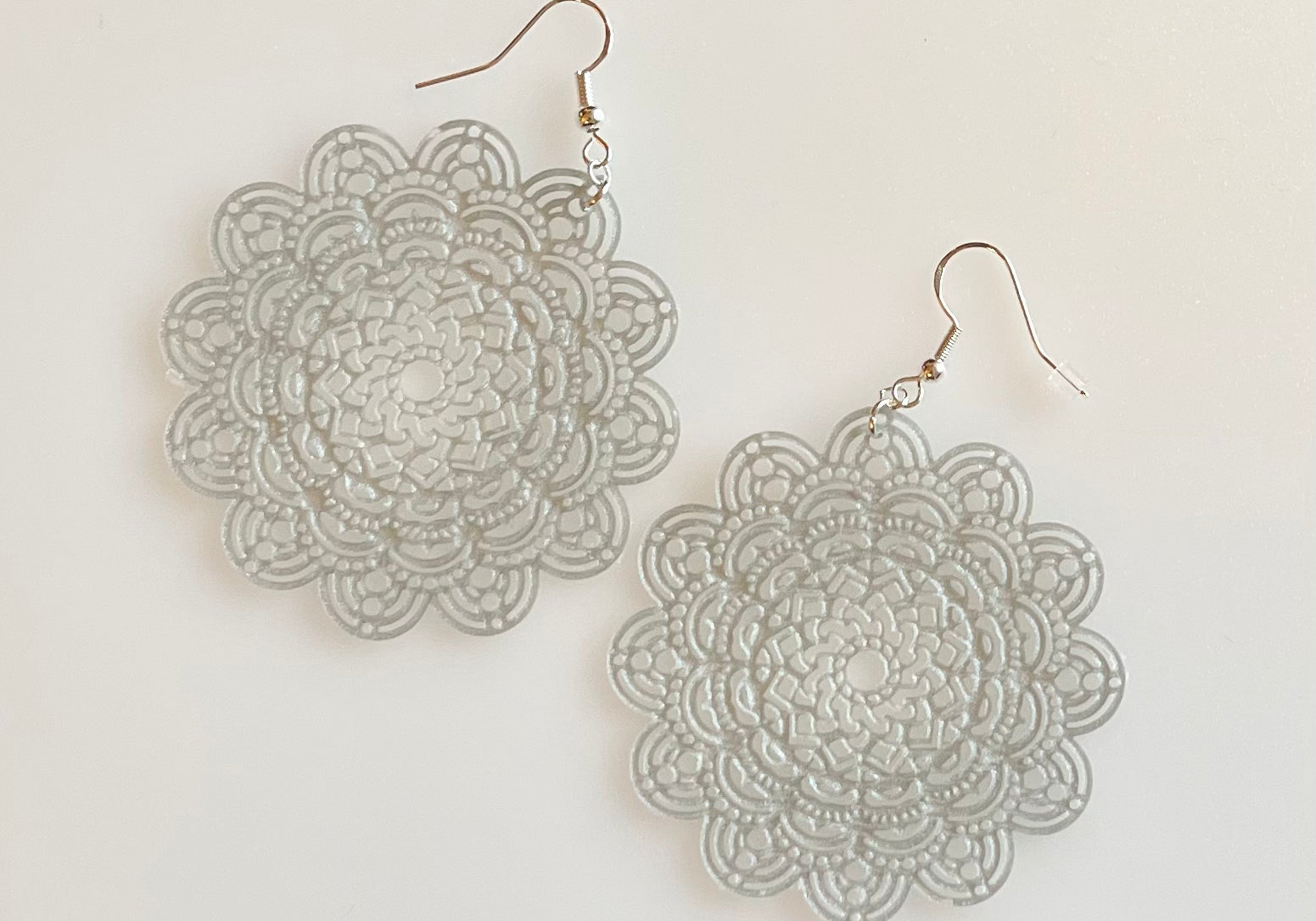 Lace Mandala Inspired Earrings