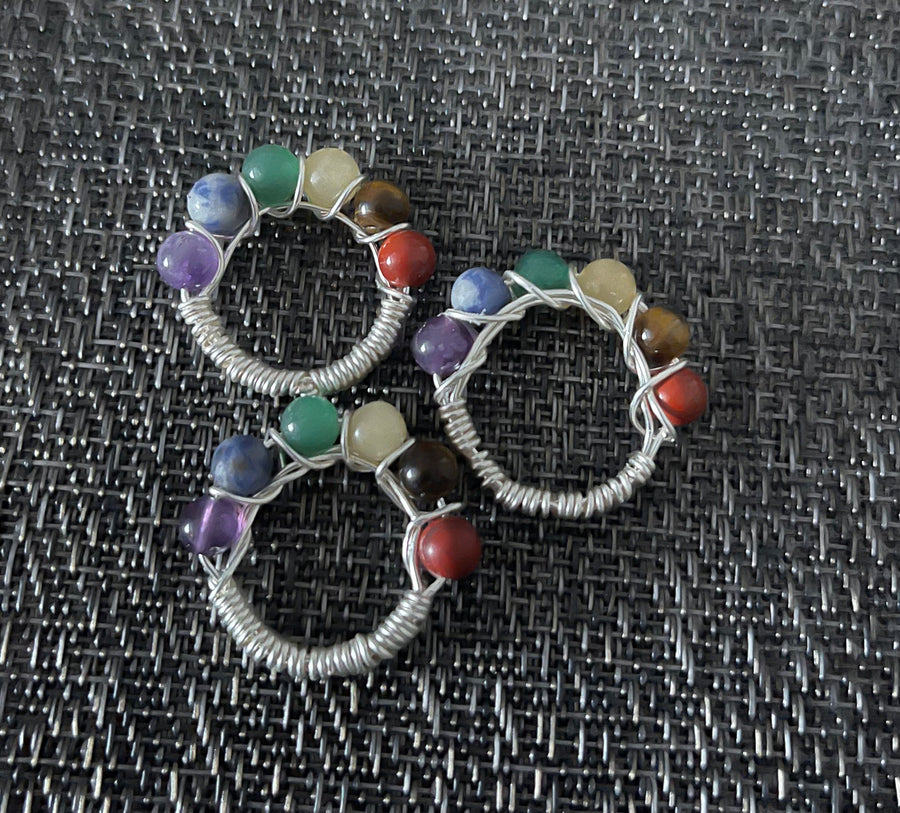 Chakra Style Wire Wrapped Ring