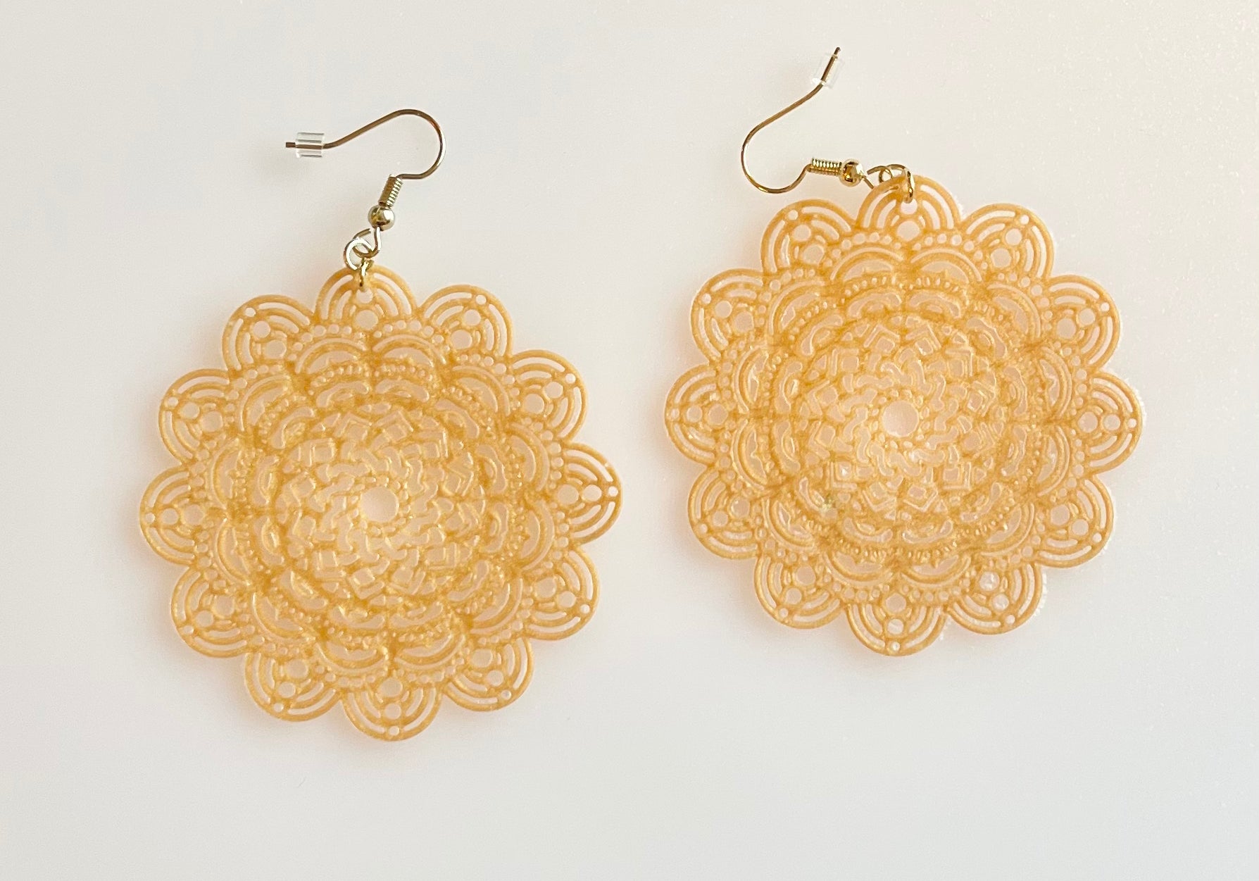 Lace Mandala Inspired Earrings