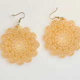 Lace Mandala Inspired Earrings