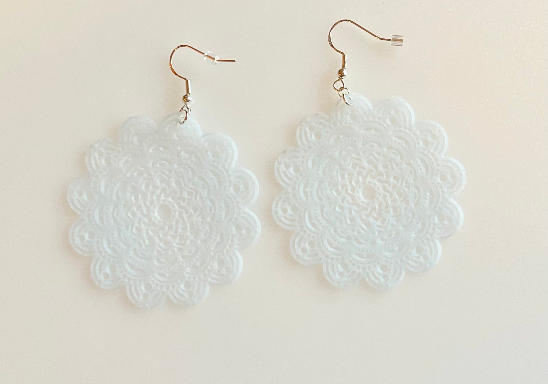 Lace Mandala Inspired Earrings