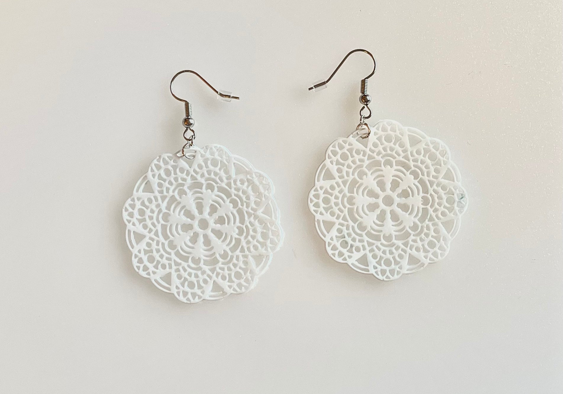 Lace Mandala Inspired Earrings