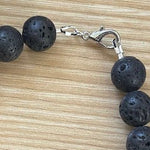 Lava Chakra Bead Bracelet w/Free Essential Oil - Bracelets