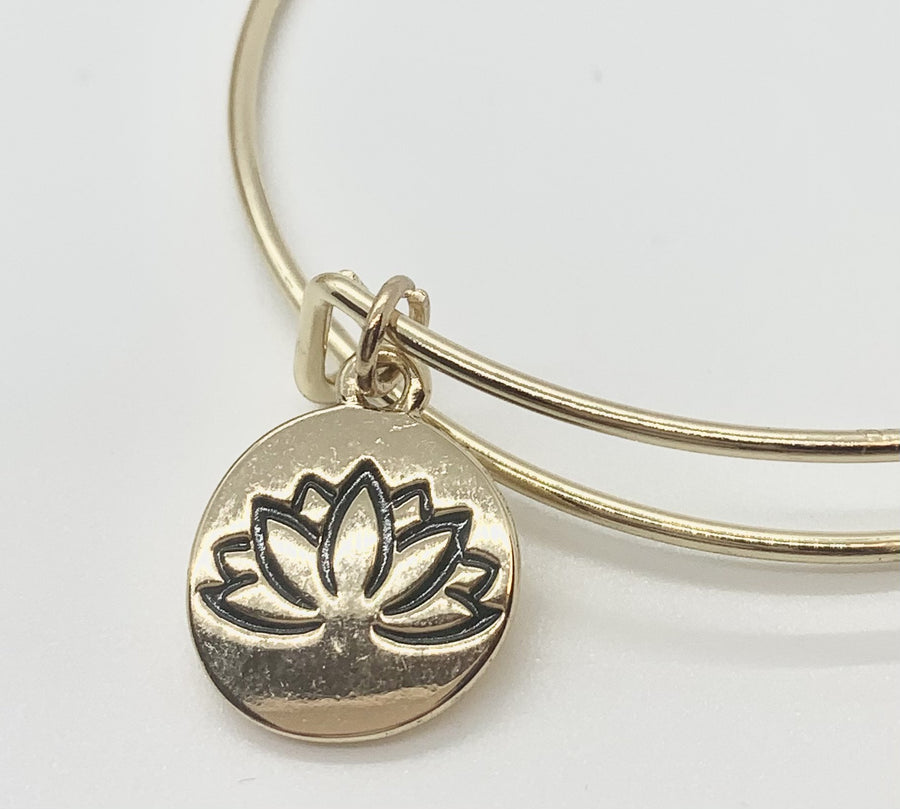 Lotus Flower Charm Bracelets - Bodacious Bijous