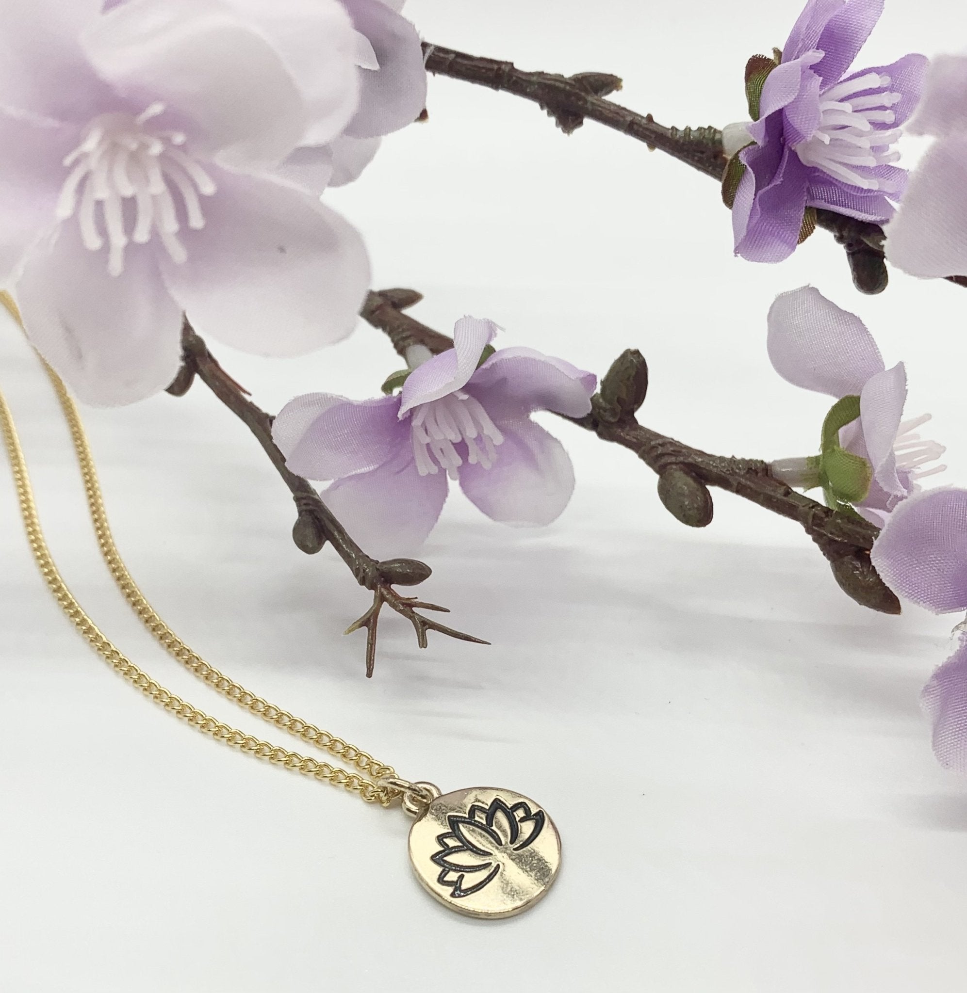 Lotus Necklace - Bodacious Bijous