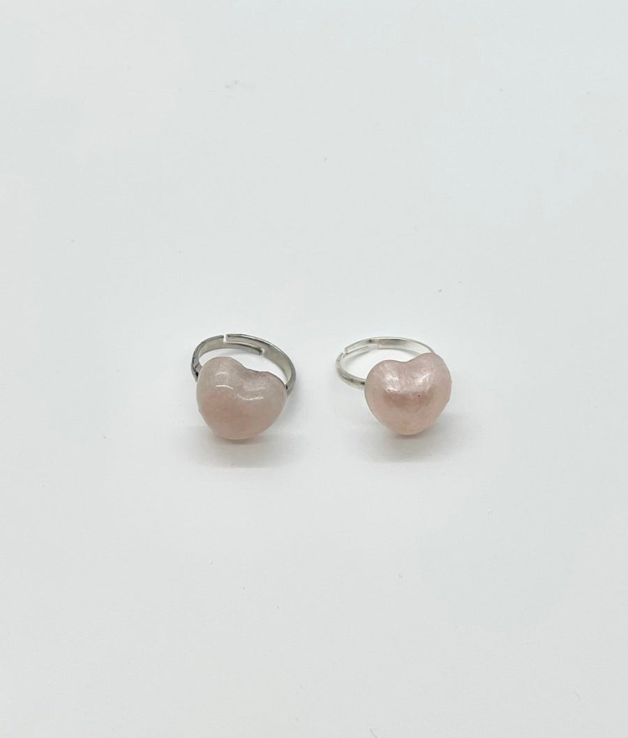Mini Adjustable Heart Ring - Bodacious Bijous