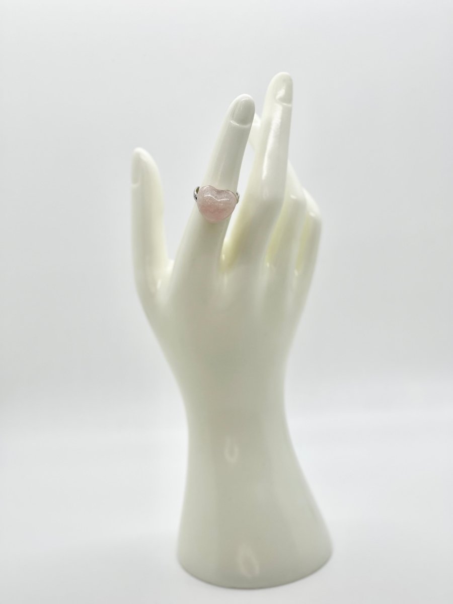Mini Adjustable Heart Ring - Bodacious Bijous