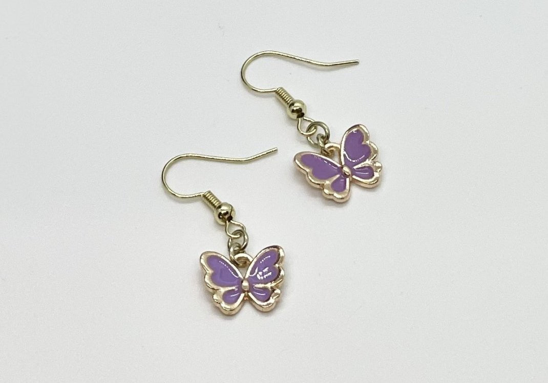 Mini Butterfly Earrings - Bodacious Bijous