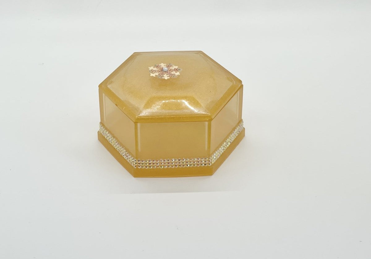 Orange Handmade Jewelry Box - Bodacious Bijous